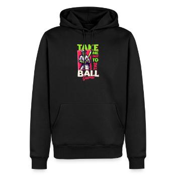 Baseball Halloween Take Me Out Ballspiel - Männer Premium Bio Hoodie - Schwarz - Vorne - Nico (187cm)