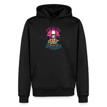 Fechten Früher oder später bekommst du Punkte - Männer Premium Bio Hoodie - Schwarz - Vorne - Nico (187cm)