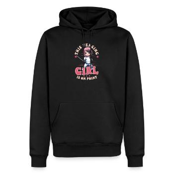 Fechten Fechten Mädchen Punkt - Männer Premium Bio Hoodie - Schwarz - Vorne - Nico (187cm)