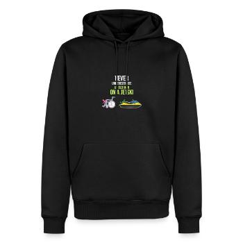 Zu Gnocchi Gehört Es, Mich Zu Lieben Pasta Italia - Männer Premium Bio Hoodie - Schwarz - Vorne - Nico (187cm)