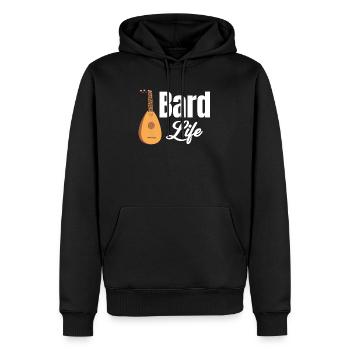 Bard Life Lautenspieler Saitenmusiker Mandolinist - Männer Premium Bio Hoodie - Schwarz - Vorne - Nico (187cm)