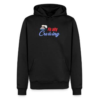 Finally Cruise Ship Lovers - Men’s Premium Organic Hoodie - black - Front - Nico (187cm)