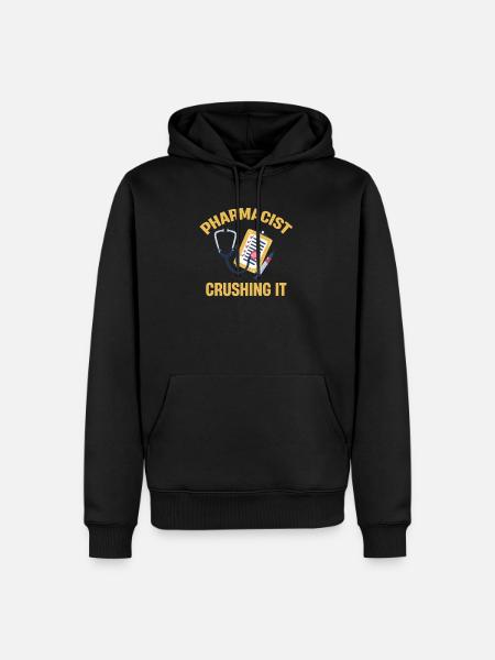 Pharmacist crushing it medical propofol - Men’s Premium Organic Hoodie - black