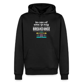 Im Notfall Breakdance-choreografin Ballerina - Männer Premium Bio Hoodie - Schwarz - Vorne - Nico (187cm)
