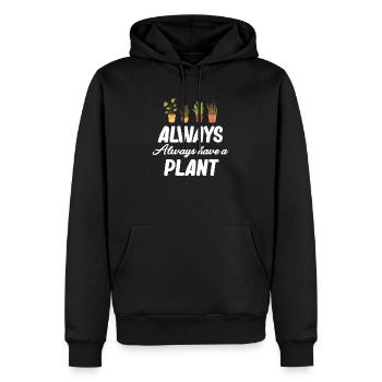 Haben Sie Immer Eine Pflanze Gartengärtner - Männer Premium Bio Hoodie - Schwarz - Vorne - Nico (187cm)