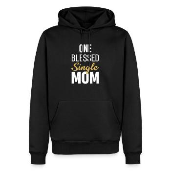 Eine Gesegnete Alleinerziehende Mutter Feminismus - Männer Premium Bio Hoodie - Schwarz - Vorne - Nico (187cm)