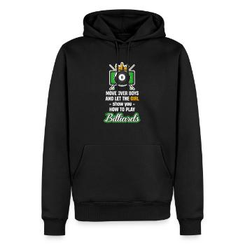 Bewegen Sie Sich Über Jungs Und Lassen Sie Sich - Männer Premium Bio Hoodie - Schwarz - Vorne - Nico (187cm)