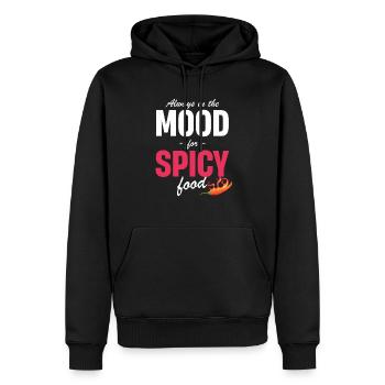 Immer In Der Stimmung Für Scharfes Essen - Männer Premium Bio Hoodie - Schwarz - Vorne - Nico (187cm)