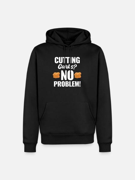 Reduce carbohydrates? No problem! Breakfast - Men’s Premium Organic Hoodie - black