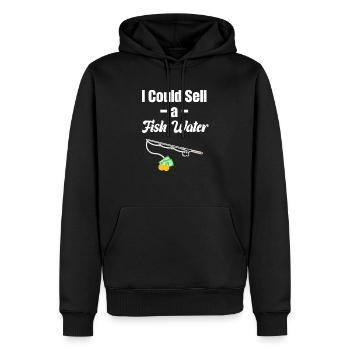 Je pourrais faire un drôle - Sweat à capuche Premium bio Homme - noir - Devant - Nico (187cm)