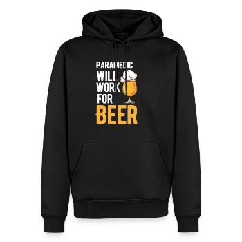 Rettungssanitäter Wird Für Beer Boyfriend Medical - Männer Premium Bio Hoodie - Schwarz - Vorne - Nico (187cm)