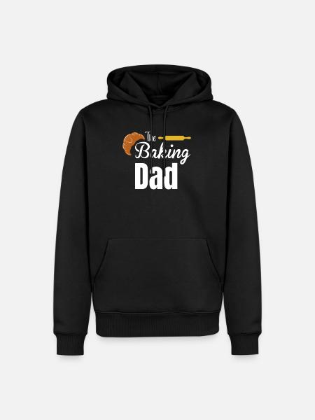 The Baking Dad Funny - Men’s Premium Organic Hoodie - black
