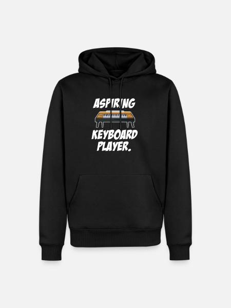Angehender Keyboarder Walzer Keyboarder - Männer Premium Bio Hoodie - Schwarz