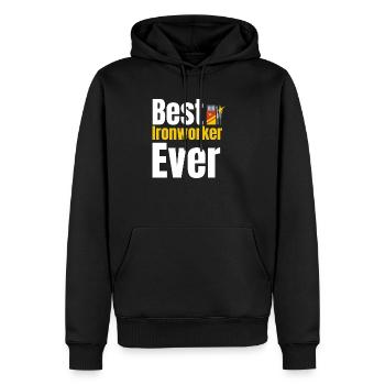 Meilleur soudeur de ferronniers de tous les temps - Sweat à capuche Premium bio Homme - noir - Devant - Nico (187cm)