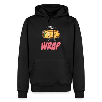 It's A Wrap Burrito Wortspiele Mexikanische - Männer Premium Bio Hoodie - Schwarz - Vorne - Nico (187cm)