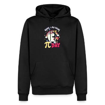 Pi Day Passez une journée Pi magique - Sweat à capuche Premium bio Homme - noir - Devant - Nico (187cm)