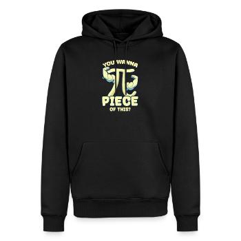 Pi Day You Wanna Pi Piece Of This - Men’s Premium Organic Hoodie - black - Front - Nico (187cm)
