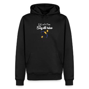 Je ne peux pas, je suis un Chinois - Sweat à capuche Premium bio Homme - noir - Devant - Nico (187cm)