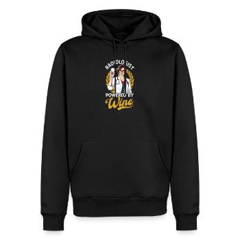 Radiologe Radiologe nach Wein - Männer Premium Bio Hoodie - Schwarz - Vorne - Nico (187cm)