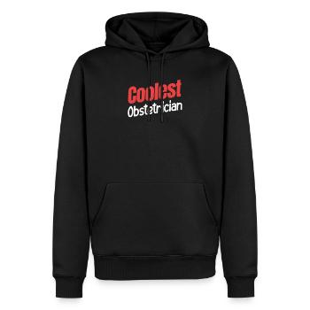 Coolster Geburtshelfer Geburtshelfer Gynäkologe - Männer Premium Bio Hoodie - Schwarz - Vorne - Nico (187cm)