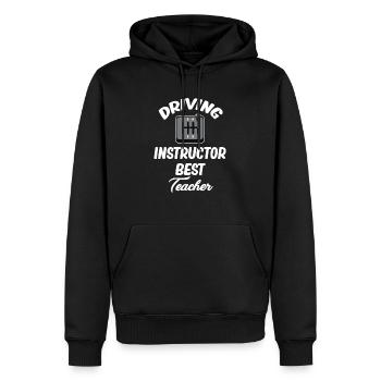 Fahrlehrer Bester Lehrer Service Mechaniker - Männer Premium Bio Hoodie - Schwarz - Vorne - Nico (187cm)