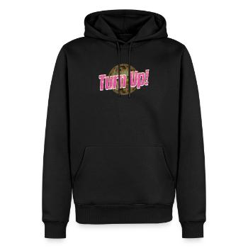 Auftauchen! Disco Lover Klassisch Groovy Vintage - Männer Premium Bio Hoodie - Schwarz - Vorne - Nico (187cm)