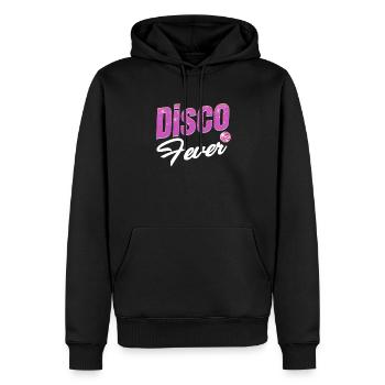Disco Fever Lover Classic Groovy Vintage Jukebox - Männer Premium Bio Hoodie - Schwarz - Vorne - Nico (187cm)