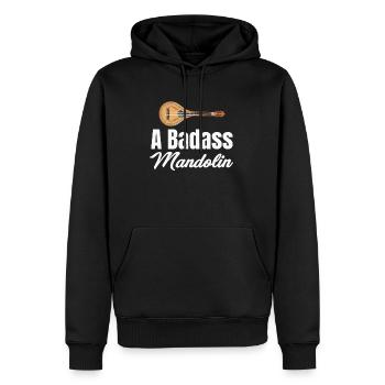 A-badass Mandoline Lustige Mandola Gitarre - Männer Premium Bio Hoodie - Schwarz - Vorne - Nico (187cm)