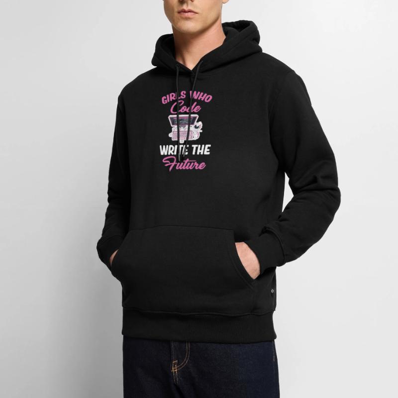 Mädchen, Das Den Programmierer Der Zukunft Männer Premium Bio Hoodie