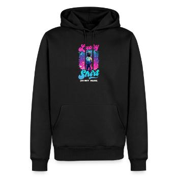 Je suis un joueur vidéo Lucky Gaming Outfit - Sweat à capuche Premium bio Homme - noir - Devant - Nico (187cm)