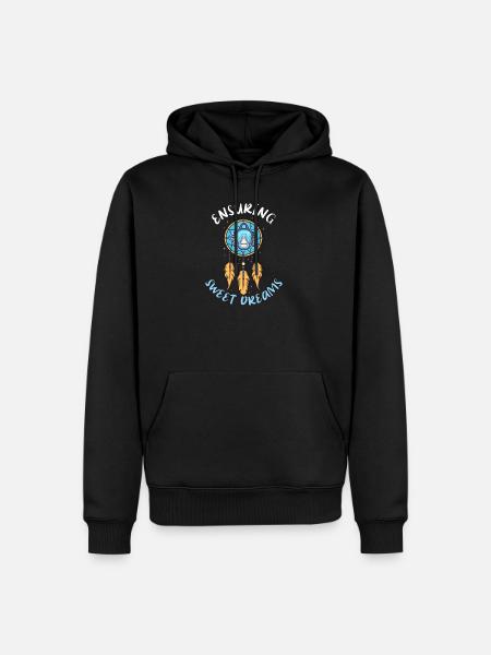 Anesthesia Nurse Ensuring Sweet Dreams - Men’s Premium Organic Hoodie - black