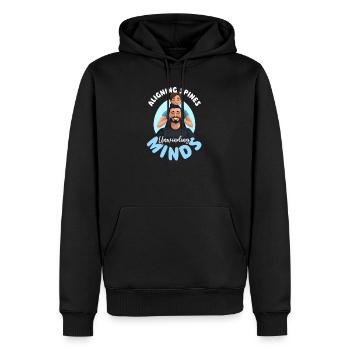 Chiropraticien alignant les épines Dénouer les esprits - Sweat à capuche Premium bio Homme - noir - Devant - Nico (187cm)