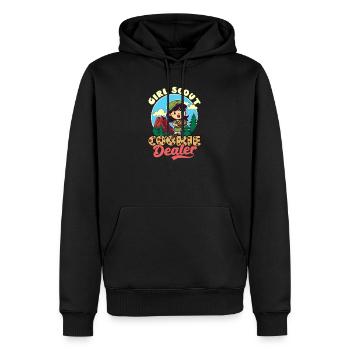 Pfadfinder Pfadfindermädchen - Männer Premium Bio Hoodie - Schwarz - Vorne - Nico (187cm)