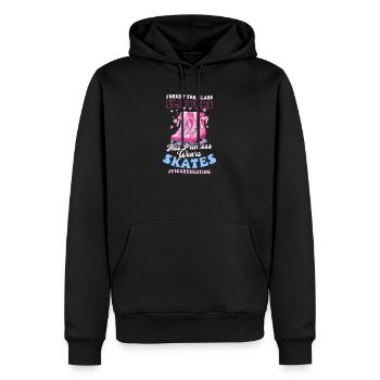 Patinage Artistique Oublier Pantoufles Patins de princesse - Sweat à capuche Premium bio Homme - noir - Devant - Nico (187cm)
