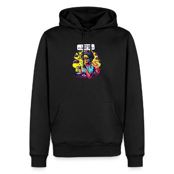 Network Engineering I Speak Fluent Wi-Fi - Men’s Premium Organic Hoodie - black - Front - Nico (187cm)
