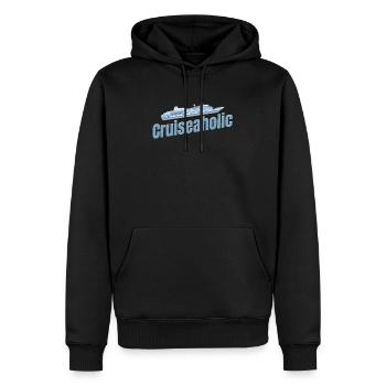 Cruiseaholic Cruise Ship Lover - Sweat à capuche Premium bio Homme - noir - Devant - Nico (187cm)