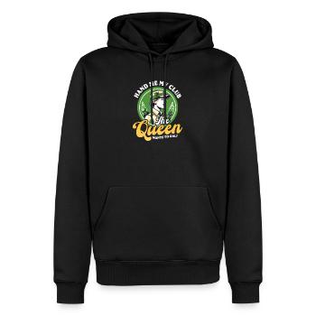 Golfen Mama Hand Meine Club-Königin Will Golf - Männer Premium Bio Hoodie - Schwarz - Vorne - Nico (187cm)