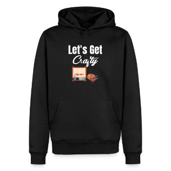 Lass Uns Handwerklich Basteln Töpferei - Männer Premium Bio Hoodie - Schwarz - Vorne - Nico (187cm)