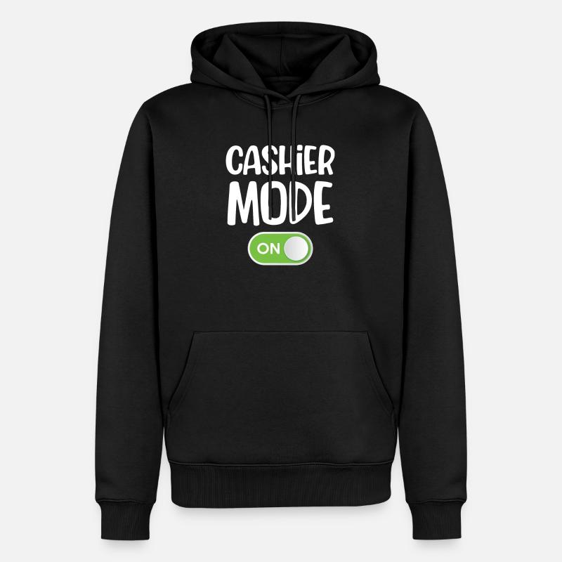 Mode caissier pour comptable, commis, - Sweat à capuche Premium bio Homme - noir