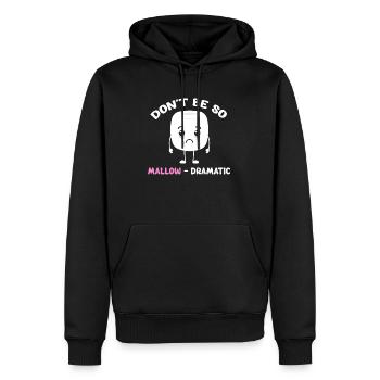 Seien Sie Nicht So Bösartig-dramatisches - Männer Premium Bio Hoodie - Schwarz - Vorne - Nico (187cm)