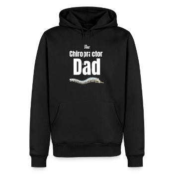 Der Chiropraktiker Papa, Körperliche Massage, - Männer Premium Bio Hoodie - Schwarz - Vorne - Nico (187cm)