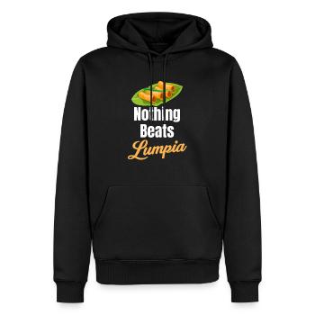 Nichts Geht Über Lumpia Pinoy Shanghai Adobo - Männer Premium Bio Hoodie - Schwarz - Vorne - Nico (187cm)