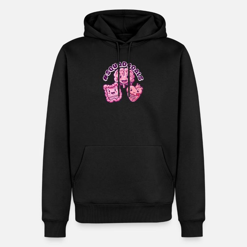 GI-Krankenschwester #SQUADGOALS - Männer Premium Bio Hoodie - Schwarz