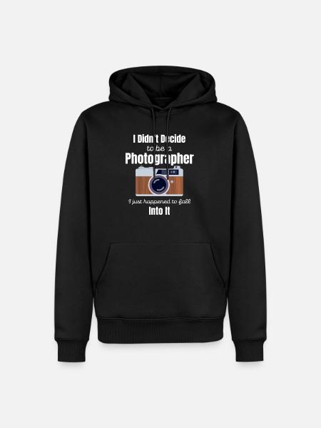 I didn't choose to - Men’s Premium Organic Hoodie - black