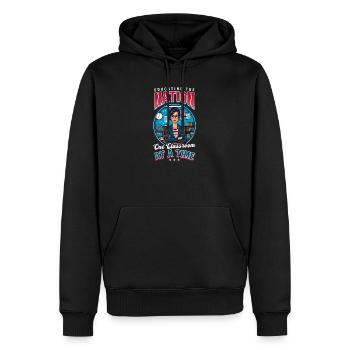 Enseignant patriotique éduquant la nation Classe A Tim - Sweat à capuche Premium bio Homme - noir - Devant - Nico (187cm)