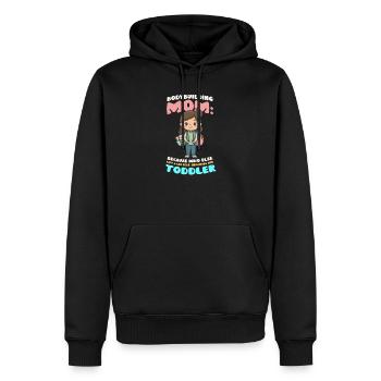 Bodybuilding Mama Lift Auto, Lebensmittel, Kleinkind - Männer Premium Bio Hoodie - Schwarz - Vorne - Nico (187cm)