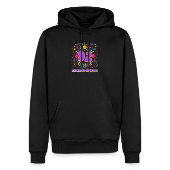 92. Geburtstag Prost auf 92 Jahre - Männer Premium Bio Hoodie - Schwarz - Vorne - Nico (187cm)