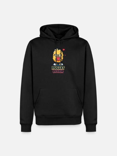 Chicken Nugget Nugget Lover - Men’s Premium Organic Hoodie - black