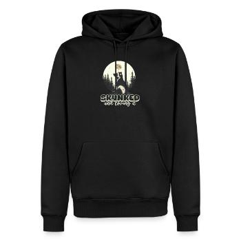 Skunk Skunk et qui l’adore - Sweat à capuche Premium bio Homme - noir - Devant - Nico (187cm)