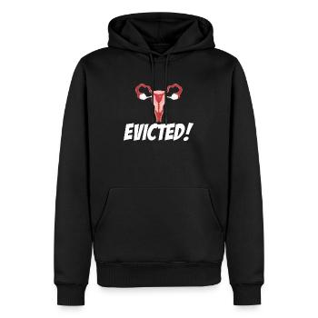Expulsion! Drôle Hystérectomie Survivant Cervical - Sweat à capuche Premium bio Homme - noir - Devant - Nico (187cm)